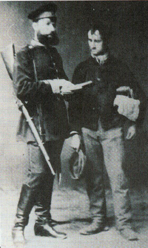 Gendarm mit Gewehr 1873