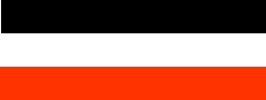 Schwarz-Wei-Rot, die Farben des deutschen Kaiserreichs
